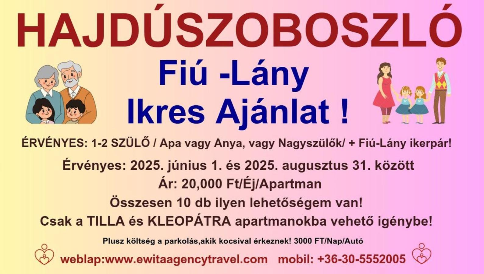 TILLA Stúdió Apartman Hajdúszoboszló Hajduszoboszlo Exterior foto